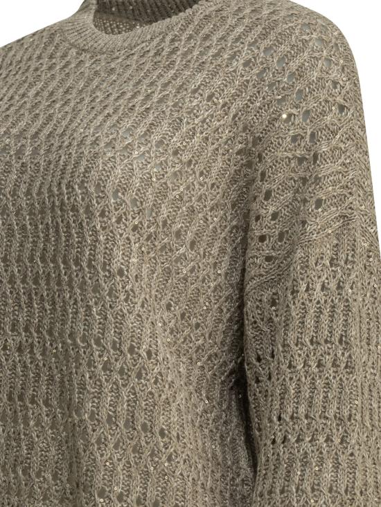 26SS 브루넬로 쿠치넬리 스웨터 MCO564700C9089 Beige - BRUNELLO CUCINELLI