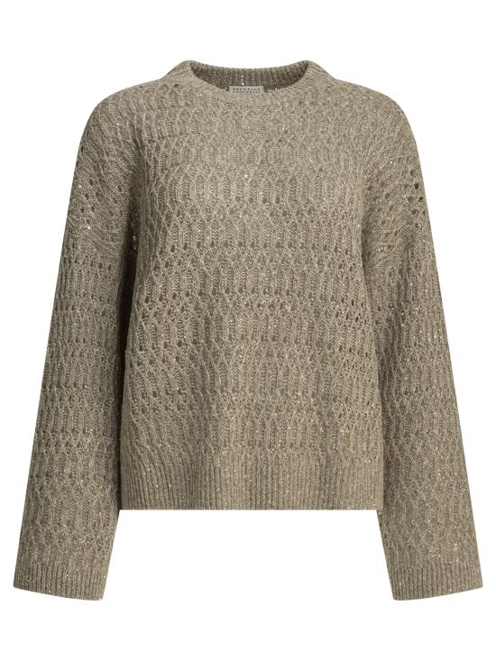 26SS 브루넬로 쿠치넬리 스웨터 MCO564700C9089 Beige