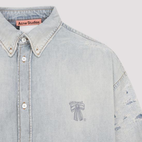 26SS 아크네 스튜디오 반팔 셔츠 BB0679 228 LIGHT BLUE - ACNE STUDIOS