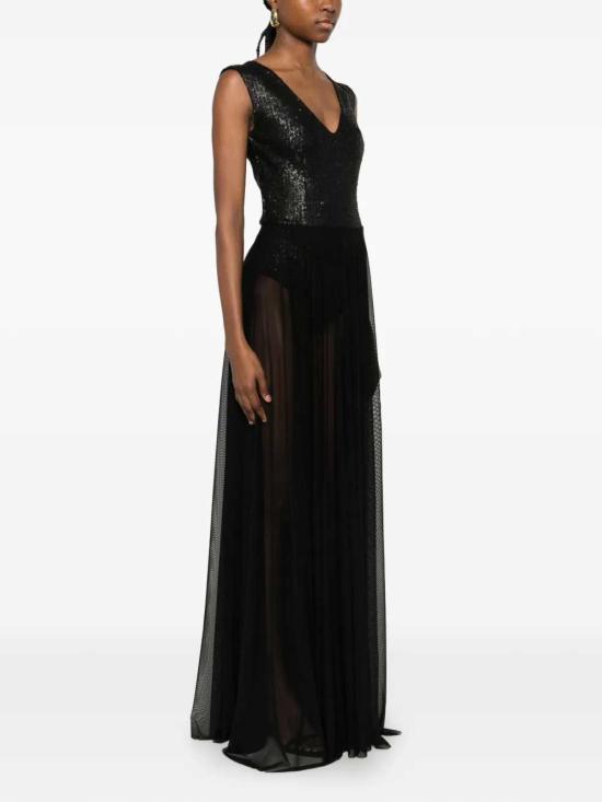 26SS 노마카말리 롱 원피스 ST4253SES40001 BLACK - NORMA KAMALI