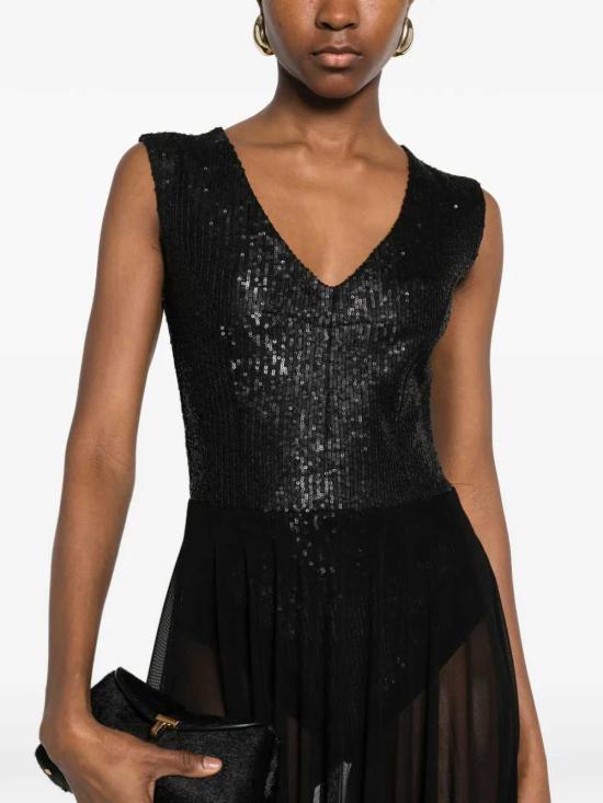 26SS 노마카말리 롱 원피스 ST4253SES40001 BLACK - NORMA KAMALI