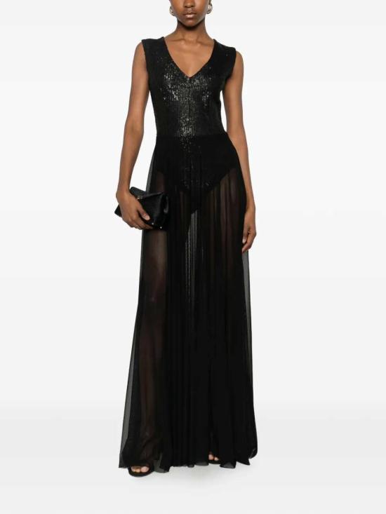 26SS 노마카말리 롱 원피스 ST4253SES40001 BLACK - NORMA KAMALI