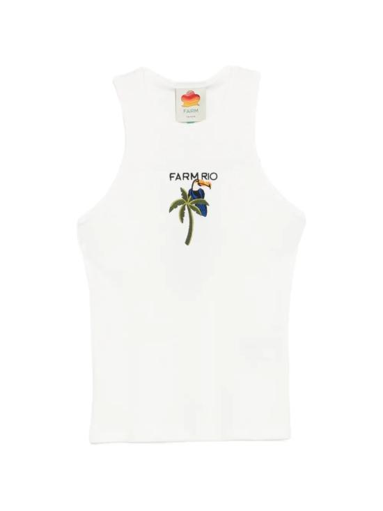 26SS 팜 리오 민소매 티셔츠 349811L0025 White