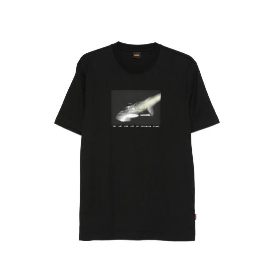 26SS 보스 반팔 티셔츠 50561846 001 BLACK