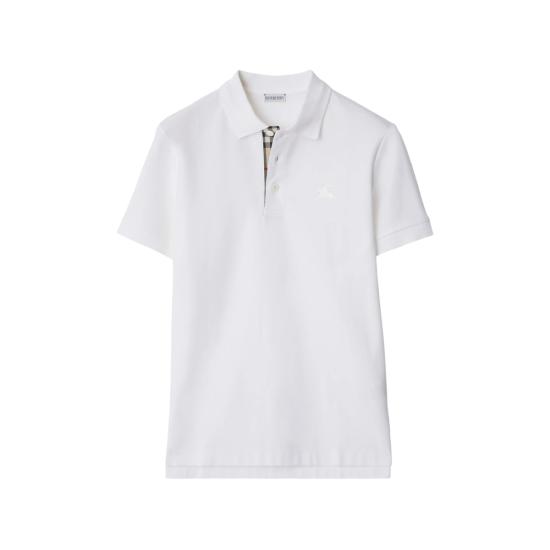 26SS 버버리 코튼 폴로셔츠 8126937 EDDIE EKD A1464 WHITE
