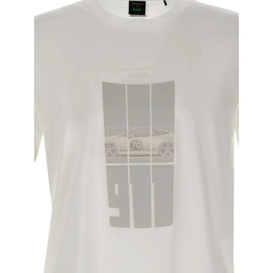 26SS 보스 반팔 티셔츠 50559811 100 WHITE - BOSS