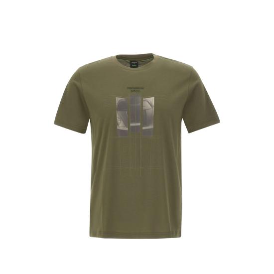 26SS 보스 반팔 티셔츠 50559811 347 GREEN