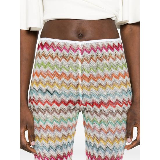 26SS 미소니 플레어 팬츠 MS26SI02 BR014J SM9X3 WHITE - MISSONI