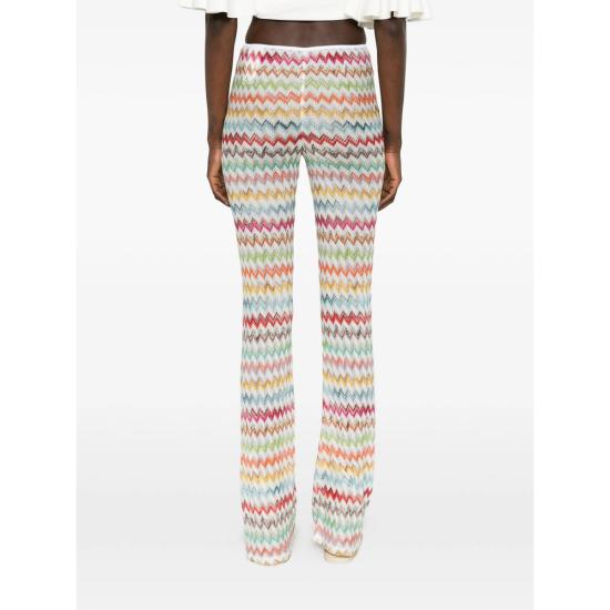 26SS 미소니 플레어 팬츠 MS26SI02 BR014J SM9X3 WHITE - MISSONI