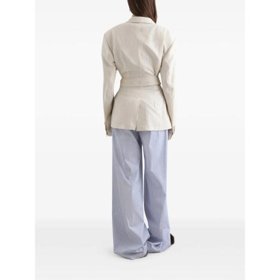 26SS 돌체앤가바나 싱글 브레스티드 타오르미나 자켓 F29WCT FUTDJ W0001 NEUTRALS - DOLCE & GABBANA