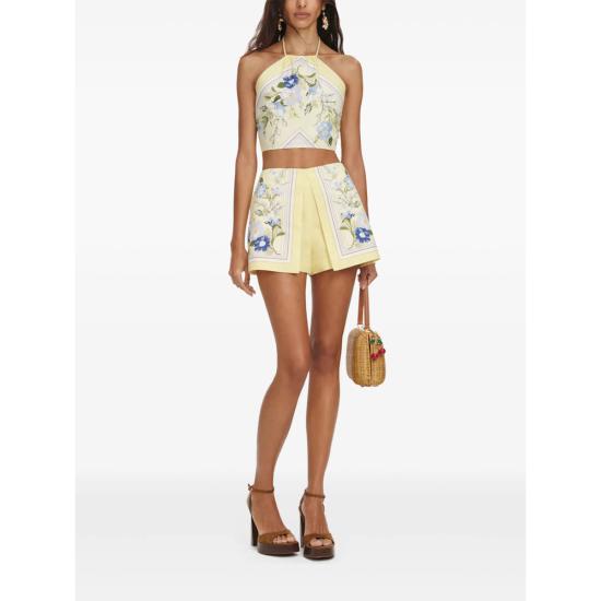 26SS 셀프 포트레이트 민소매 티셔츠 AC26 014T Y YELLO YELLOW - SELF PORTRAIT