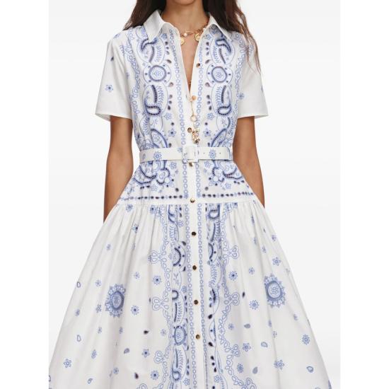 26SS 셀프 포트레이트 롱 원피스 AC26 001M W WHITE - SELF PORTRAIT