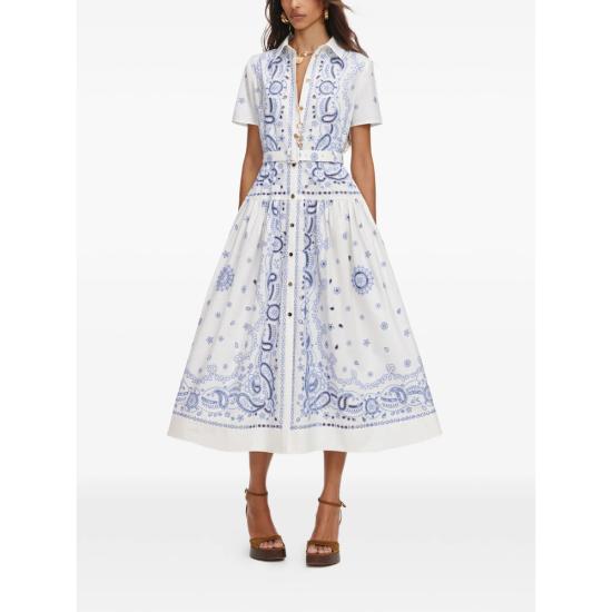 26SS 셀프 포트레이트 롱 원피스 AC26 001M W WHITE - SELF PORTRAIT