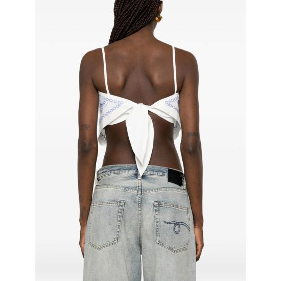 26SS 셀프 포트레이트 롱 스커트 AC26 007SK W WHITE - SELF PORTRAIT