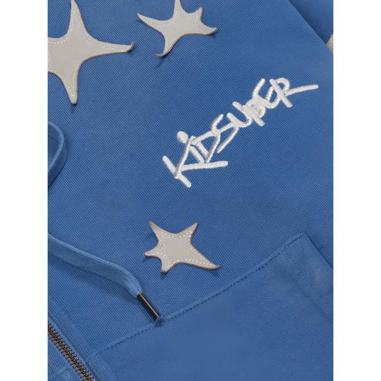 26SS 키드슈퍼 집업 니트 HD 05 BLUE - KIDSUPER