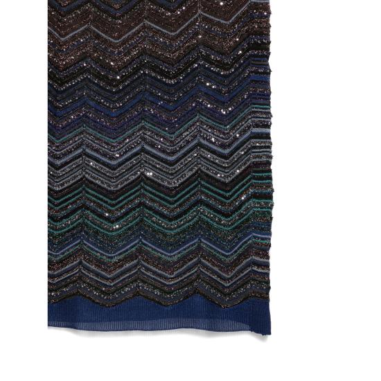 26SS 미소니 머플러/스카프 SC32VMDA504 0001 BLACK BLUE - MISSONI