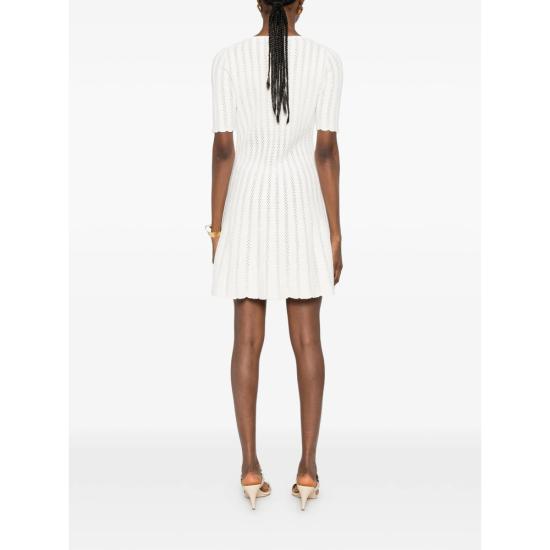 26SS 안토니오발렌티 미디 원피스 2115AV MIMOSA 01 WHITE - ANTONINO VALENTI