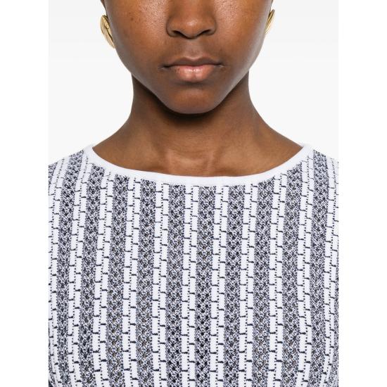 26SS 안토니오발렌티 미디 원피스 2115AV MIMOSA 134 WHITE BLUE - ANTONINO VALENTI