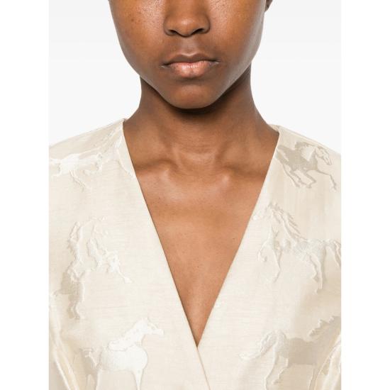 26SS 스티네 고야 미디 원피스 SGD242 2503 CREAM WHITE NEUTRALS - STINE GOYA