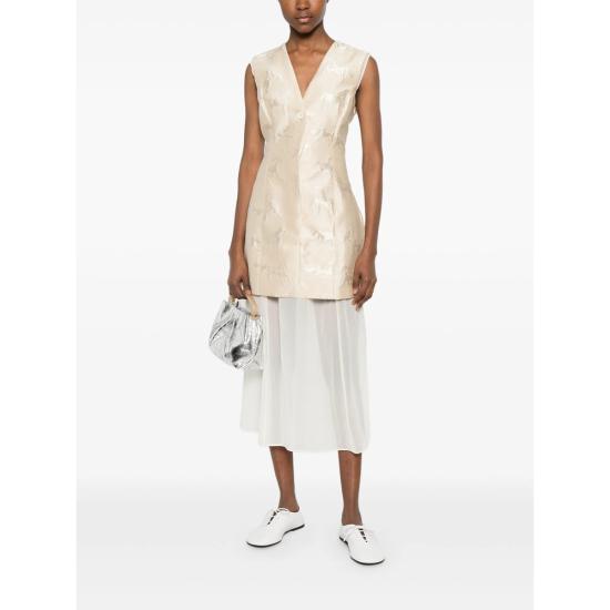 26SS 스티네 고야 미디 원피스 SGD242 2503 CREAM WHITE NEUTRALS - STINE GOYA