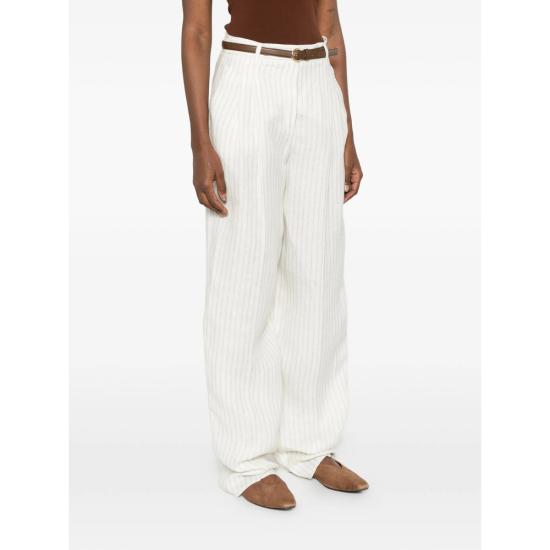 26SS 막스마라 스튜디오 스트레이트 팬츠 MSTFONTE 228 001 NEUTRALS - MAX MARA STUDIO