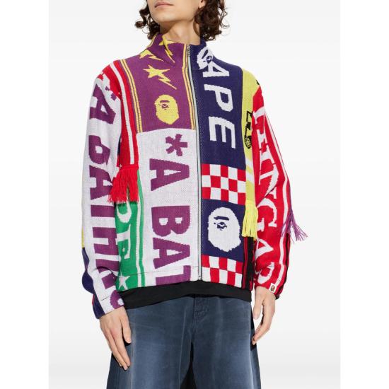 26SS 베이프 자켓 001ZPM301315M MULTI WHITE - BAPE