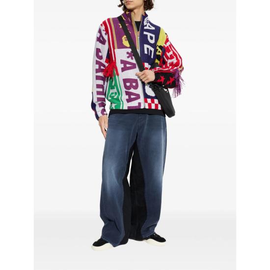 26SS 베이프 자켓 001ZPM301315M MULTI WHITE - BAPE