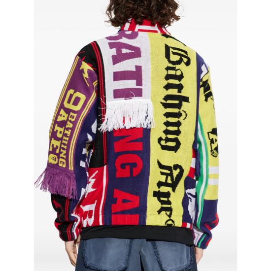 26SS 베이프 자켓 001ZPM301315M MULTI WHITE - BAPE