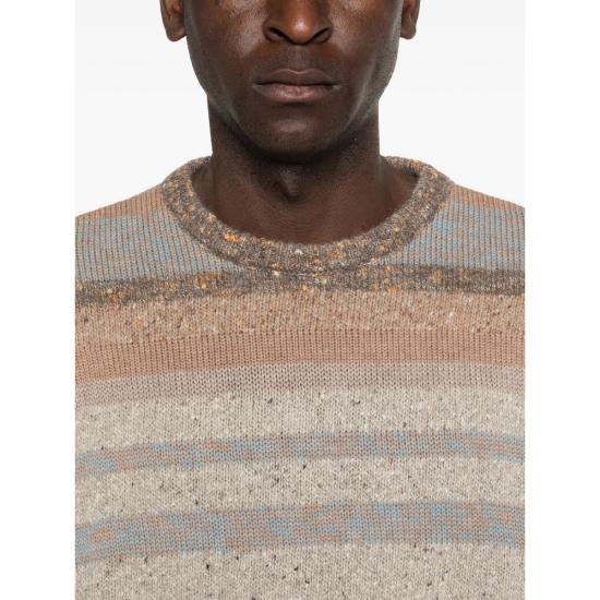 26SS 이알엘 스웨터 ERL12N005 BROWN BROWN BLUE - ERL