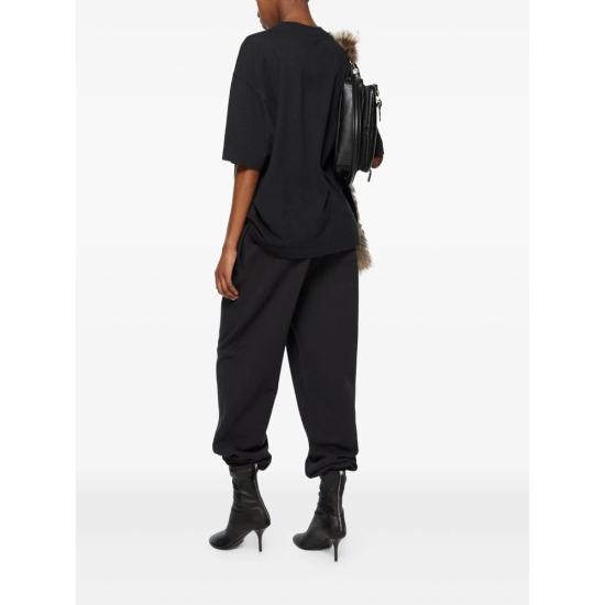 26SS 아크네 스튜디오 로고 티셔츠 CL0391 BLACK - ACNE STUDIOS