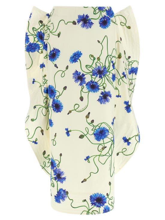 26SS 스텔라 맥카트니 미디 원피스 6301803HS3674320 Multicolor