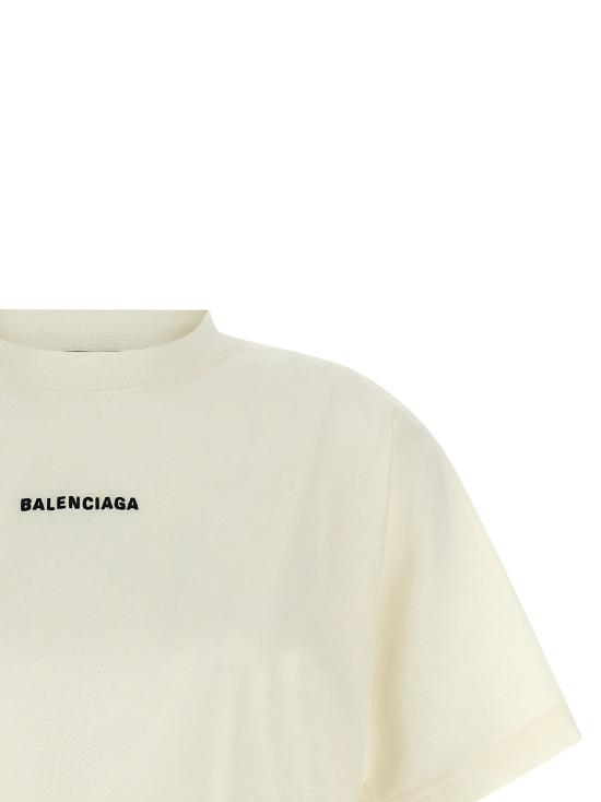 26SS 발렌시아가 백 미디엄 핏 티셔츠 850990TTVJ19020 White - BALENCIAGA