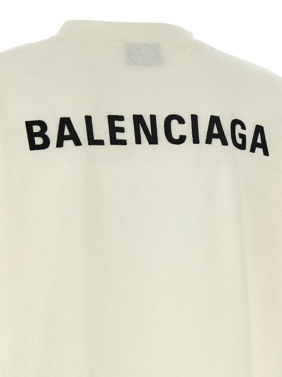 26SS 발렌시아가 백 미디엄 핏 티셔츠 850990TTVJ19020 White - BALENCIAGA