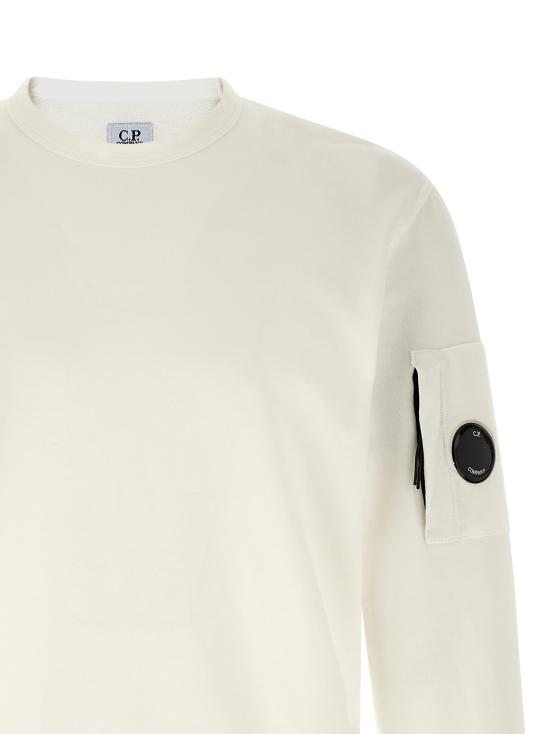 26SS 씨피 컴퍼니 라이트 플리스 크루넥 스웨트셔츠 RCCMSS711A002246G103 White - C.P. COMPANY