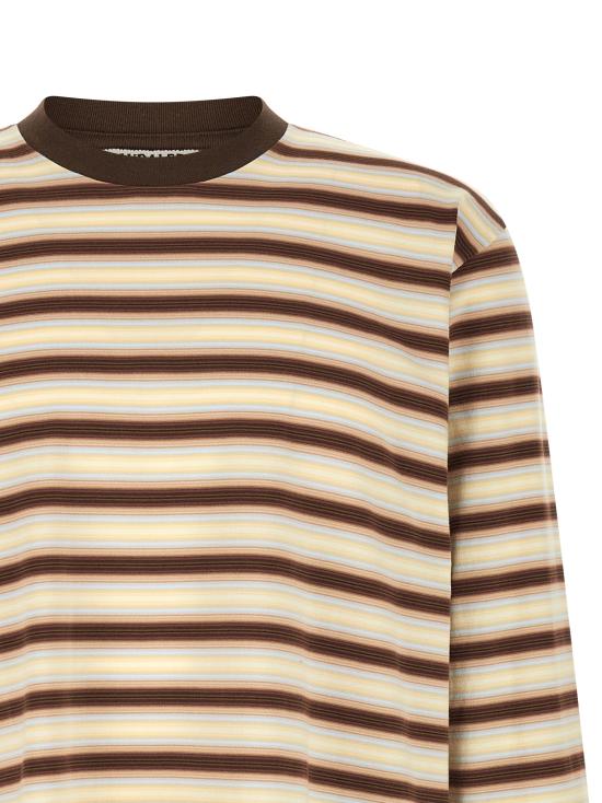 26SS 오라리 긴팔 티셔츠 A26SP01GJFADEBROWNSTRIPE Multicolor - AURALEE
