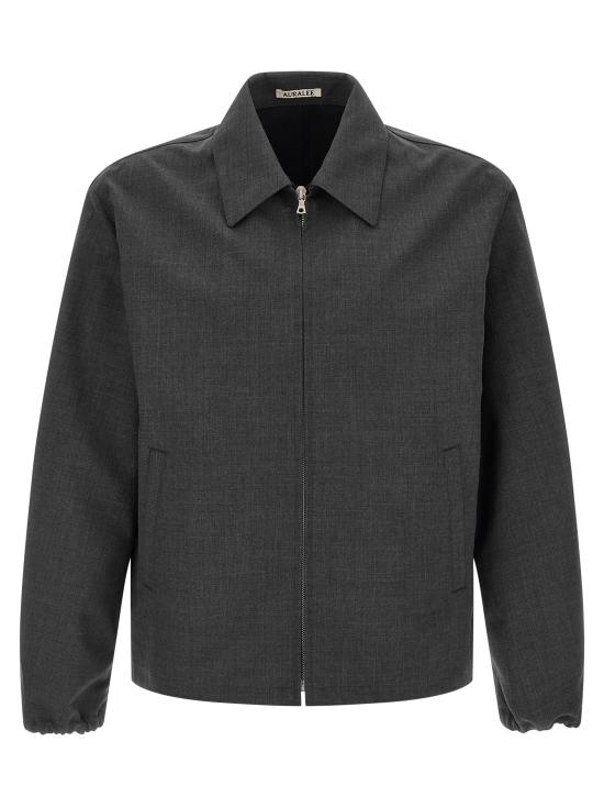 26SS 오라리 봄버 자켓 A26SB02WBTOPCHARCOAL Gray