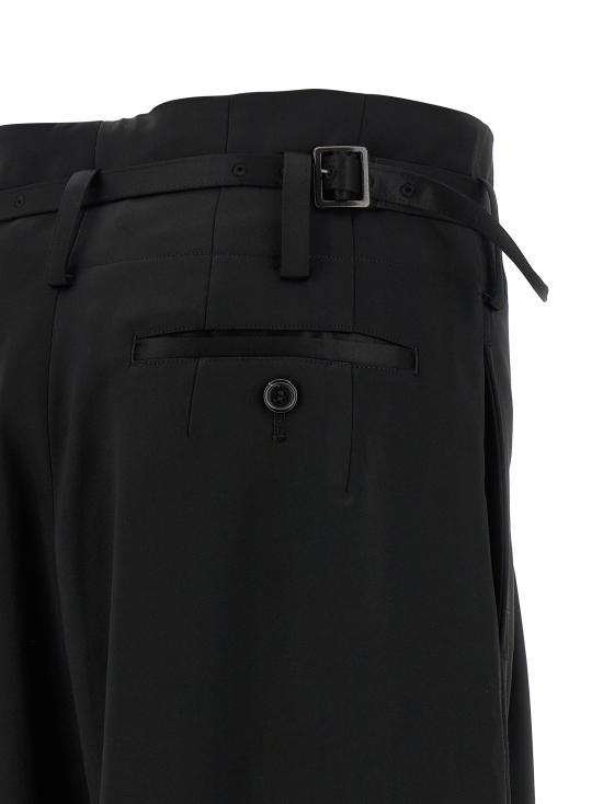 26SS 와타나베 준야 스트레이트 팬츠 JQP0231 Black - JUNYA WATANABE