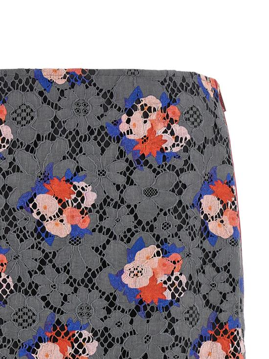 26SS 펜디 미디 스커트 FQ7722AW9EF1W0R Gray - FENDI