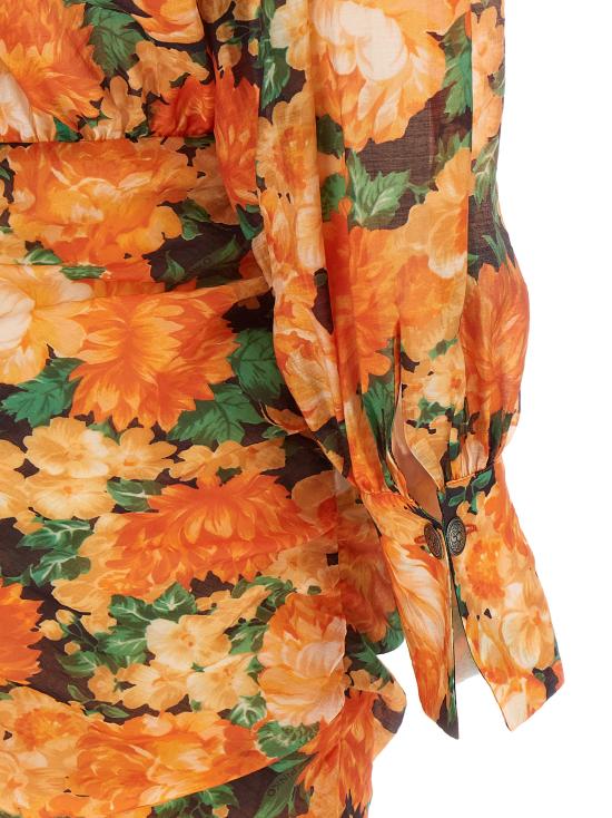 26SS 핑코 숏 원피스 106896A3BOAS4 Orange - PINKO