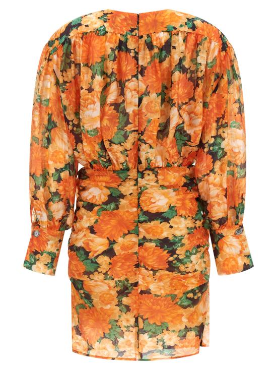 26SS 핑코 숏 원피스 106896A3BOAS4 Orange - PINKO