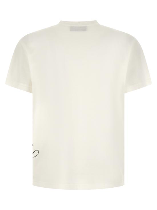 26SS 구찌 프린트 디테일 코튼 저지 티셔츠 856477XJHQM9066 White - GUCCI
