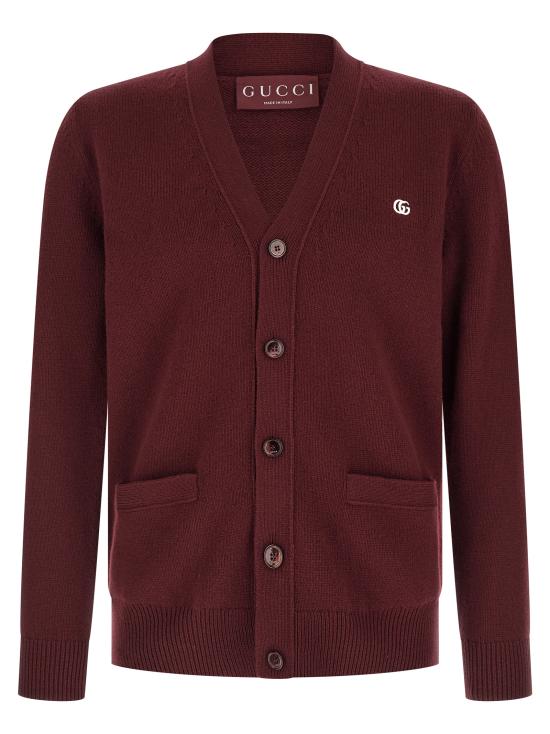 26SS 구찌 가디건 815009XKFAU6013 Bordeaux