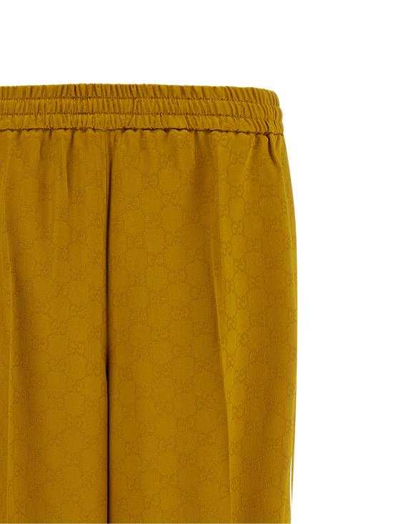 26SS 구찌 GG 자카드 팬츠 794774XJGSE2003 Yellow - GUCCI
