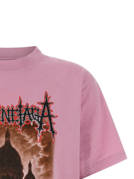 26SS 발렌시아가 반팔 티셔츠 850990TUVE45701 Pink - BALENCIAGA