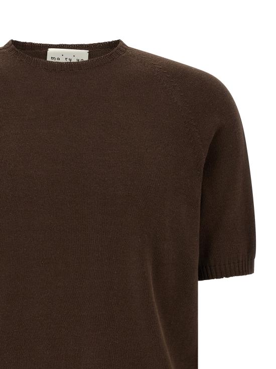 26SS 마리아 스웨터 YSK026B10 Brown - MA RY YA