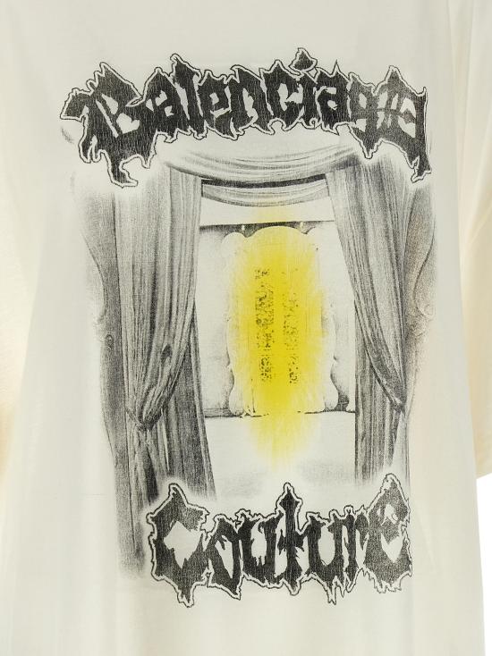 26SS 발렌시아가 반팔 티셔츠 871750TUVD69020 White - BALENCIAGA