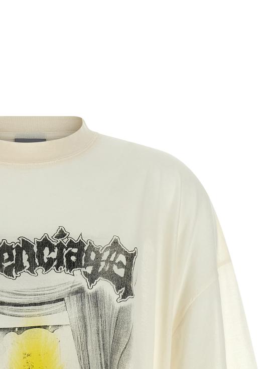 26SS 발렌시아가 반팔 티셔츠 871750TUVD69020 White - BALENCIAGA