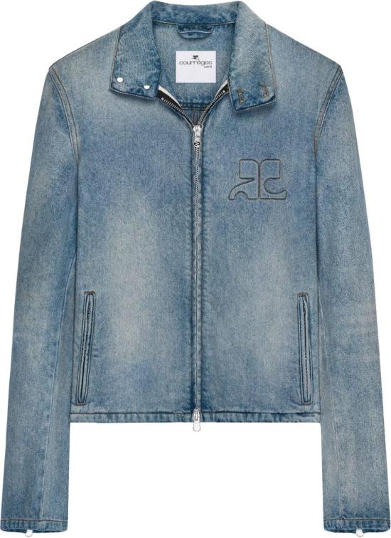 26SS 쿠레쥬 데님 자켓 126DBL328DE00587055 LICHTBLUE