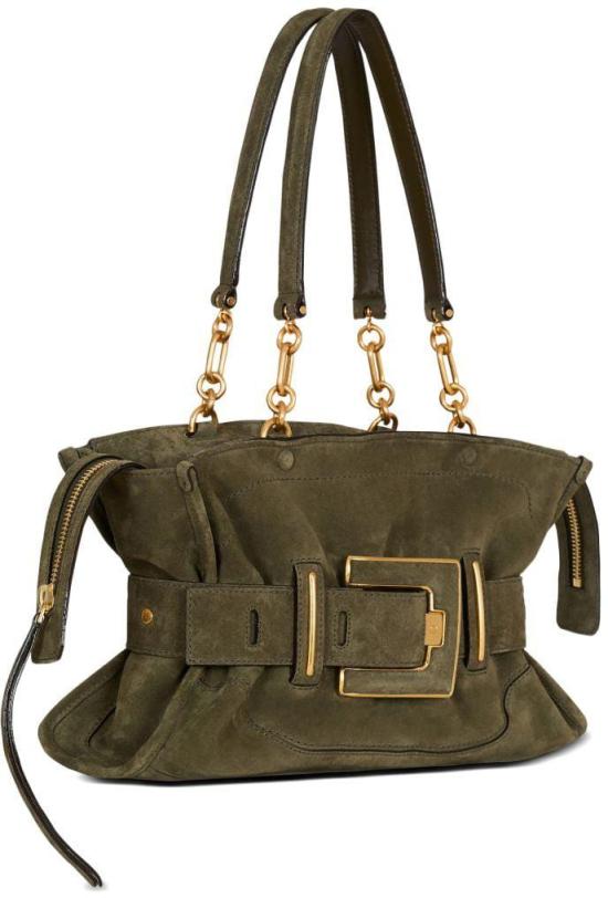 26SS 발망 숄더백 GN0DB035LCAO7AS DONKERGREEN - BALMAIN