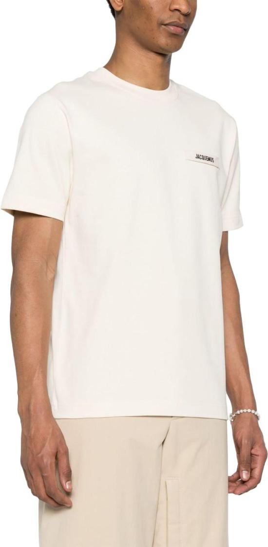 26FW 자크뮈스 그로그랭 로고 티셔츠 TSM00133AJ00226150 WHITE - JACQUEMUS